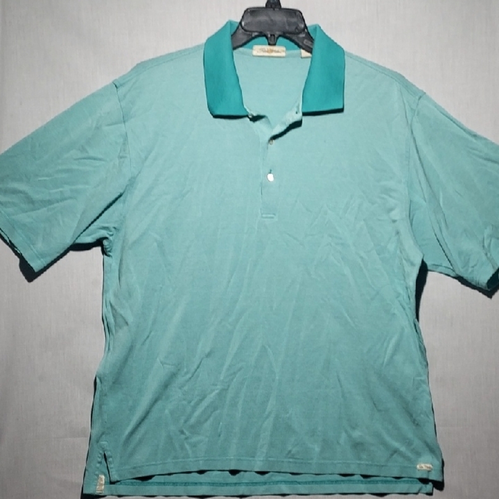 Peter Millar 100% double mercerized cotton‎ men's polo shirt size XL